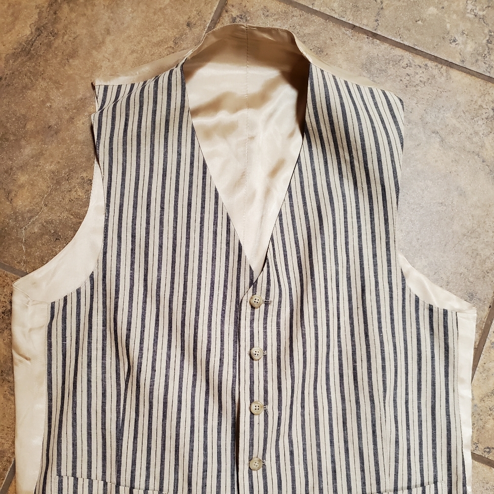 Custom made reversible gentleman's vest